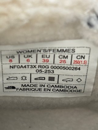 Botas The North Face Piel impermeables Talla 39