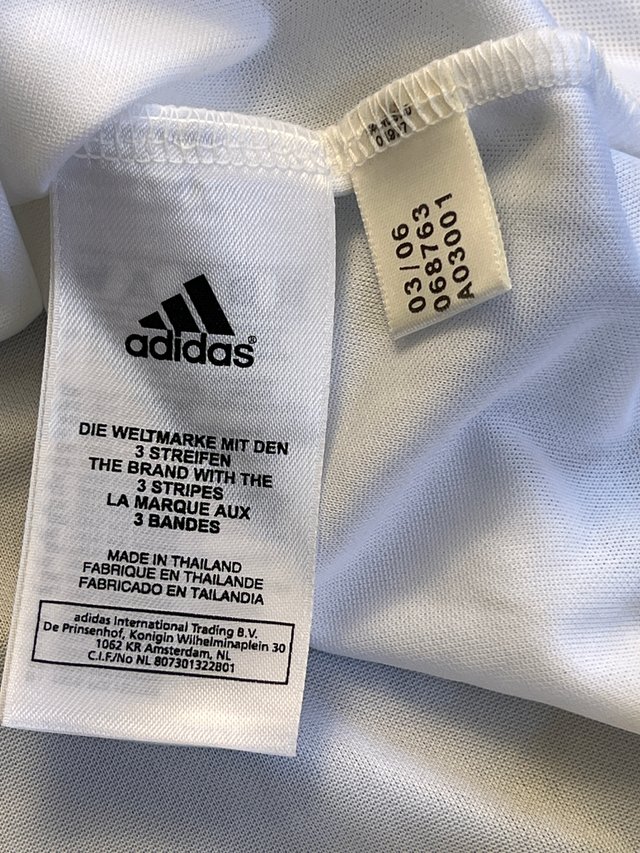 Adidas T-shirt Sport Alemania 2006 White Local