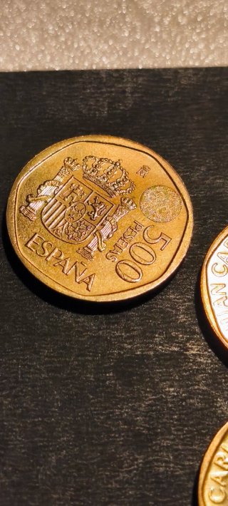 Moneda 500 Pesetas España Juan Carlos I Sofía