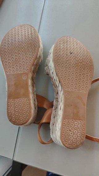 Sandalias cuña GR mujer talla 38