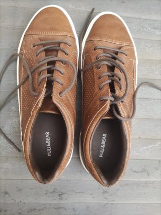Zapatillas Pull&Bear Marrones Hombre