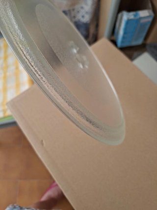 Plato giratorio microondas de cristal