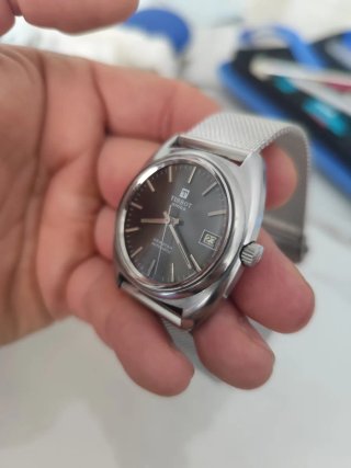 Confezione di 3 orologi vintage Tissot, due Orient