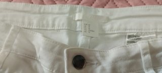 Pantalón corto vaquero blanco