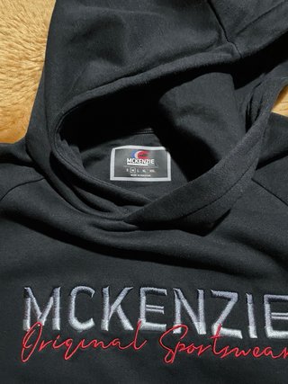 Sudadera McKenzie Negra Talla M