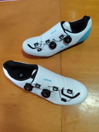 Sapatilhas Ciclismo Brancas YOW Sport