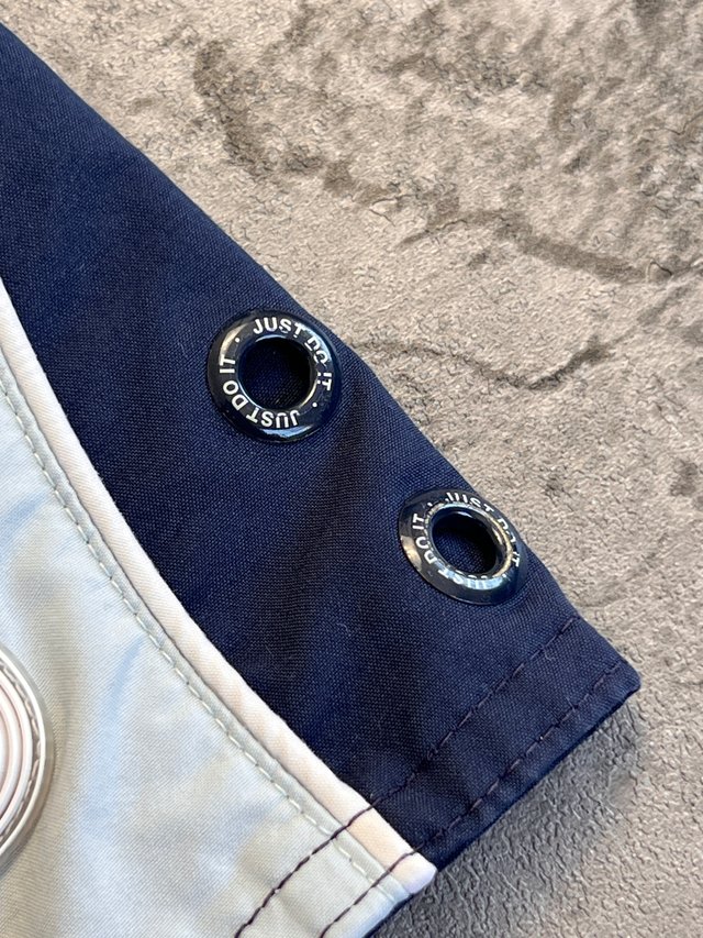 Nike Shorts Y2K Azul Blanco Talla M