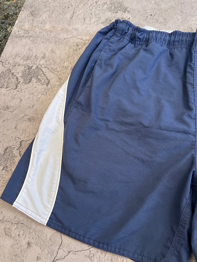 Nike Shorts Y2K Azul Blanco Talla M