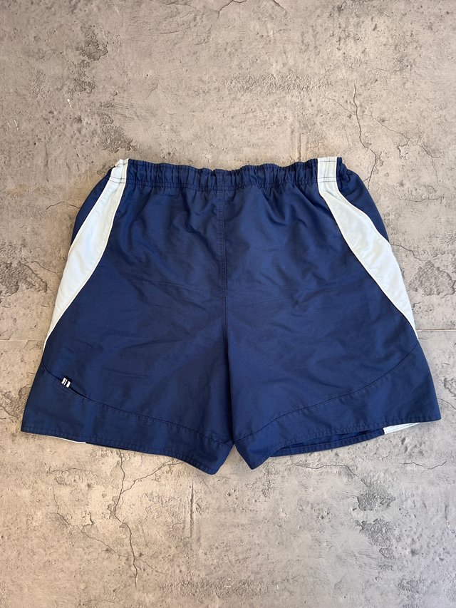 Nike Shorts Y2K Azul Blanco Talla M