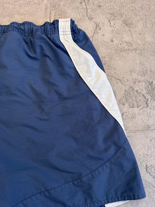 Nike Shorts Y2K Azul Blanco Talla M