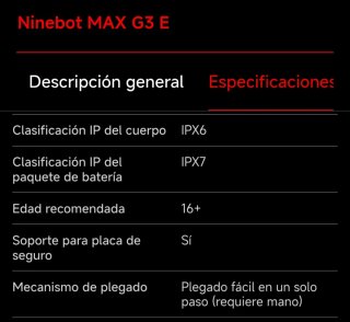Segway Ninebot MAX G3 Patinete Eléctrico