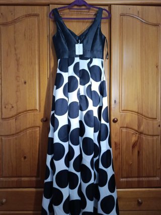 Vestido de fiesta lunares talla M