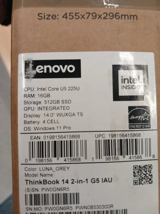 Lenovo ThinkBook 14 2-in-1 G5 Nuevo