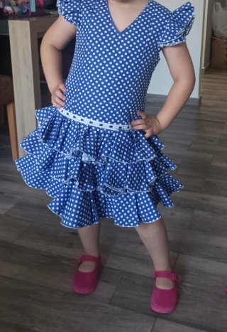 Vestido de gitana para niña