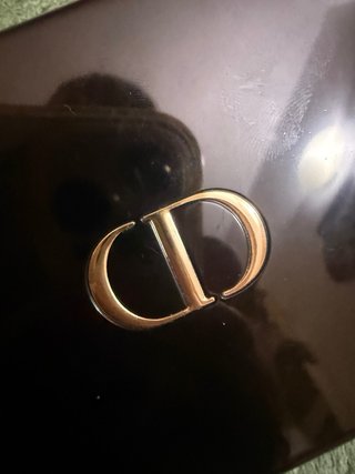 Minaudiere Dior Clutch Borsa Nera Oro