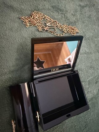 Minaudiere Dior Clutch Borsa Nera Oro