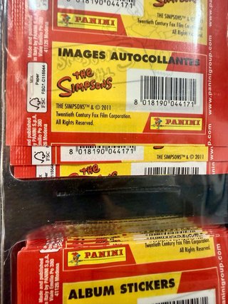 Álbum The Simpsons + 250 Cromos Sin Abrir