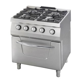 Heavy Duty Fornelli - 4 Fuochi - Unità Doppia - Pr
