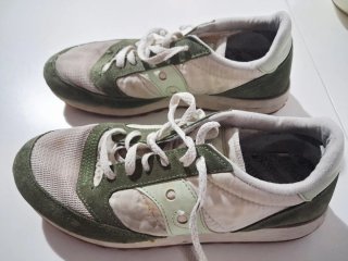 Zapatillas Saucony Beige y Verde