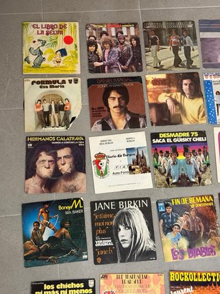 Lote Vinilos Singles 7” Español e Internacional