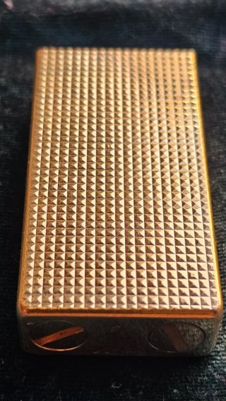 Encendedor Myon Vintage Baño Oro Guilloché