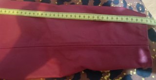 Chaqueta de Piel Roja
