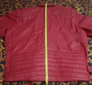 Chaqueta de Piel Roja