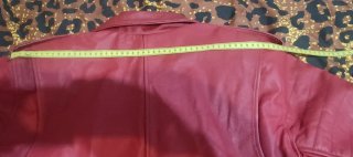 Chaqueta de Piel Roja