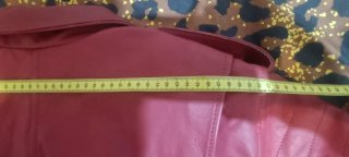 Chaqueta de Piel Roja