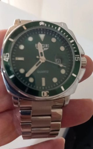 Orologio Lige Verde e Argento