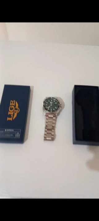 Orologio Lige Verde e Argento