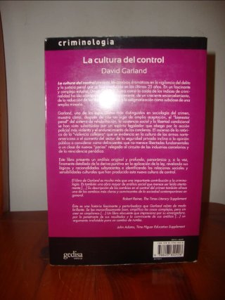 La cultura del control . David Garland