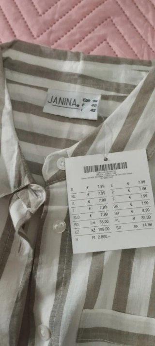 Camisa Verano Rayas M/38