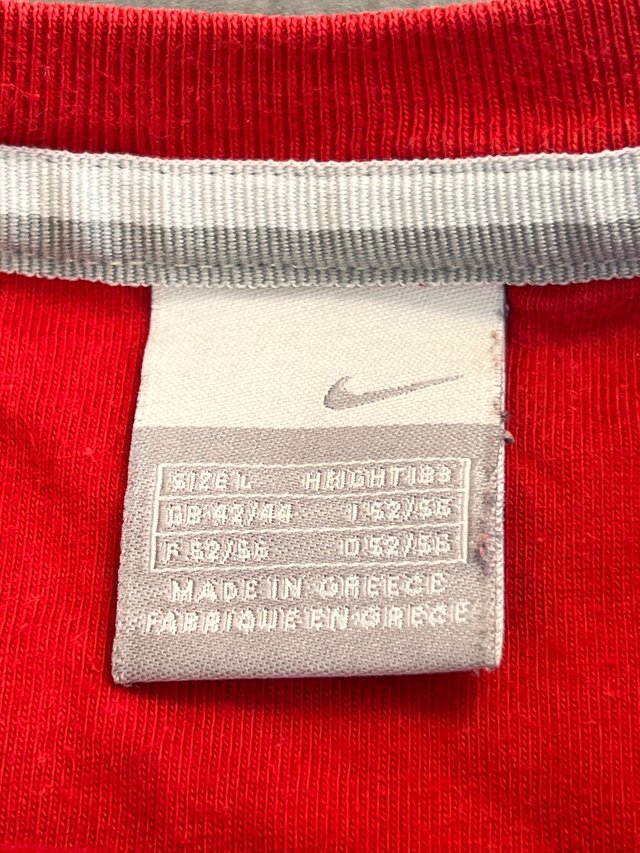 Nike Tank Top Red 2000's Vintage Old tag