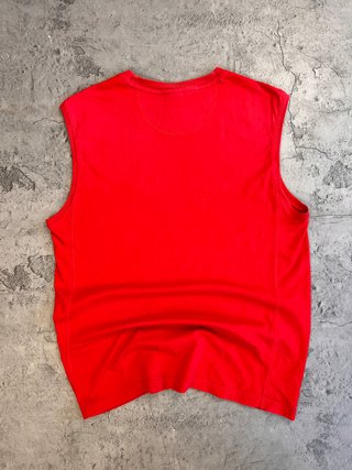 Nike Tank Top Red 2000's Vintage Old tag