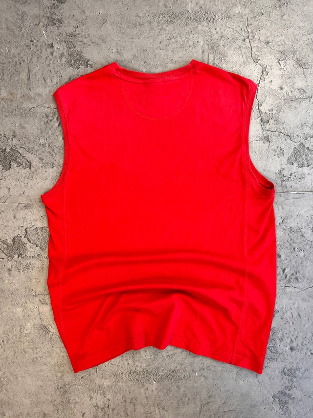 Nike Tank Top Red 2000's Vintage Old tag