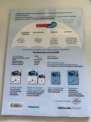 Pack Francés Club Parachute 1 -Santillana A1 NUEVO