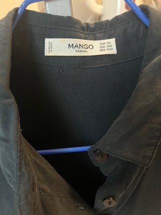 Blusa Mango Negra Talla XS