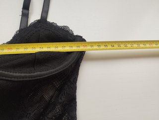 Vestido Corsé Encaje Negro Shein XXS