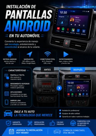 Instalador de pantallas en Automóviles