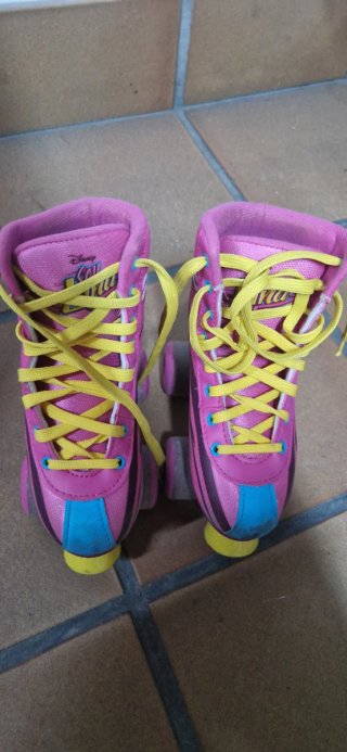 Patines Soy Luna Rosas Talla 32-33