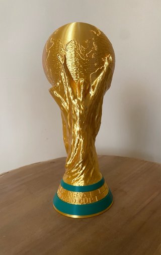 Trofeo Copa Mundial 3D Dorado