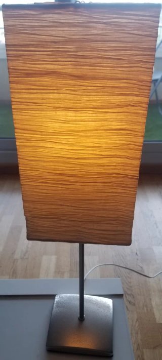 Lámpara de mesa Ikea Beige/Plata
