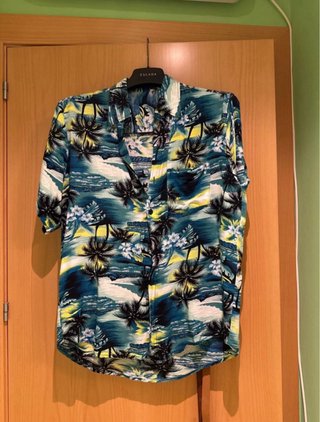 Camisa estampada manga corta Cada Camisa 4€