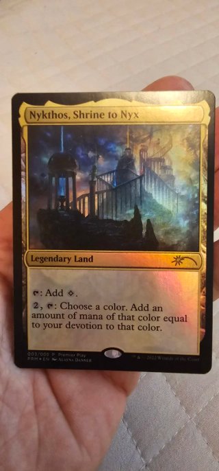 Nykthos, Shrine to Nyx Judges Foil MTG Carta