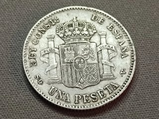 1 Peseta Plata 1899 Alfonso XIII
