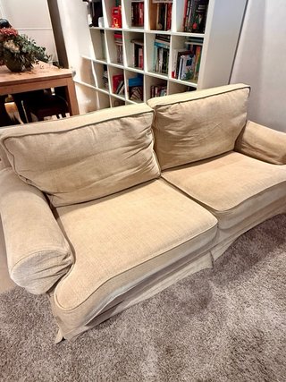 Sofá beige 190x90cm