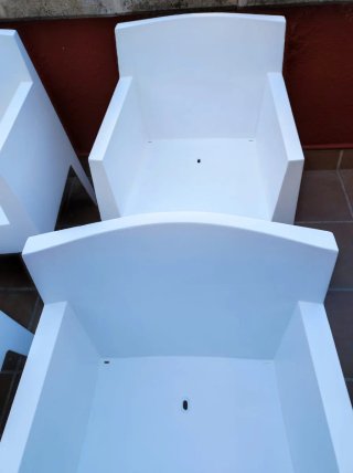 Sillones Diseño Exterior Blancos