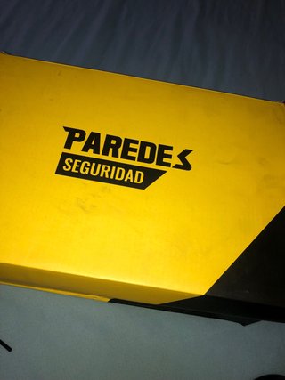 Zapatillas de seguridad Paredes negras
