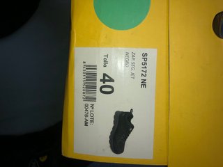 Zapatillas de seguridad Paredes negras